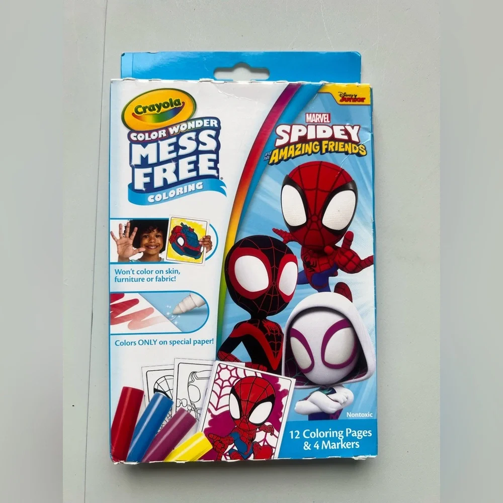 Crayola Color Wonder Spidey & His Amazing Friends Mini Box Set, Toddler Craft.